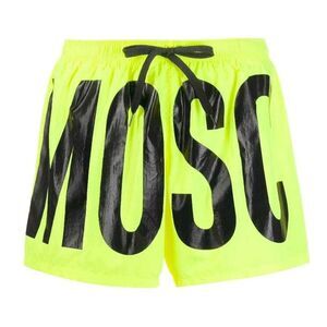 Moschino Mens Logo Swim Shorts / Bright Yellow
